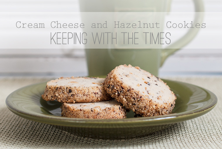 cream cheese, hazelnut, cookies