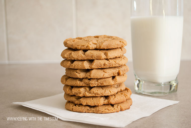 Flourless Peanut Butter Cookies, Keeping With The Times
