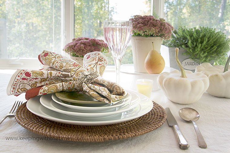 autumn, tablescape, decor, keeping with the times