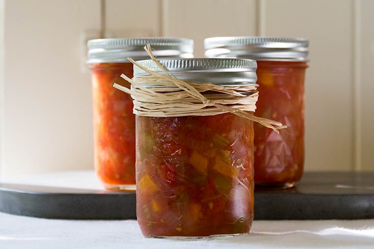 Homemade Salsa, preserves, keeping with the times