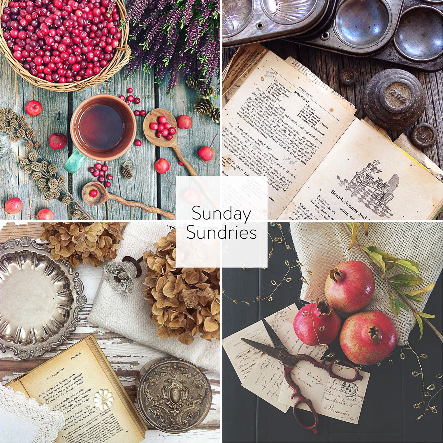 Sunday Sundries Feature November 22, Keeping With the Times
